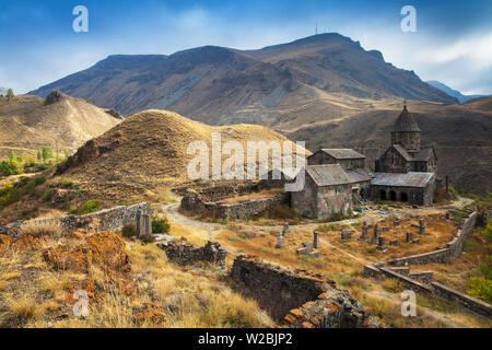 Armenien, Ararat Provinz, Sisian, Vorotnavank alte Festung und Kirche Komplex Stockfoto