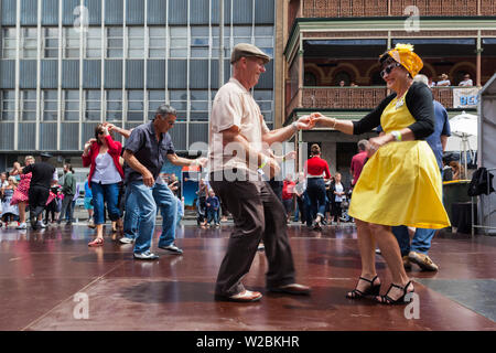 Australien, Victoria, VIC, Ballarat, Ballarat schlagen Rockabilly Festival, Tänzer, NR Stockfoto