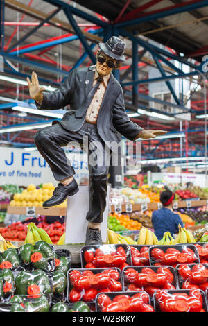 Australien, Victoria, VIC, Melbourne, Prahran, Prahran Market, Blues Brothers Statuen Stockfoto