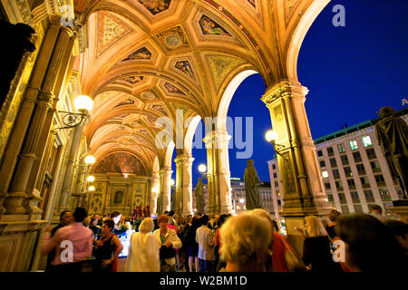 Balkon, Wiener Staatsoper, Wien, Österreich, Mitteleuropa Stockfoto