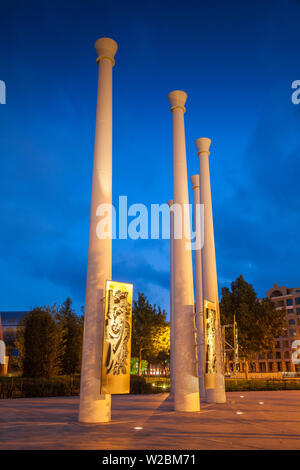 Aserbaidschan, Baku, Internationale Mugham Center Stockfoto