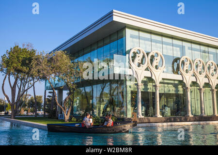 Aserbaidschan, Baku, Restaurant Venezia Auf dem Bulvar - Boulevard Stockfoto