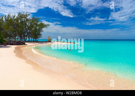 Karibik, Barbados, Bradenton Beach, Miami Beach oder Enterprise Beach Stockfoto