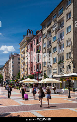 Bulgarien, Sofia, Vitosha Boulevaard, Fußgängerzone Stockfoto