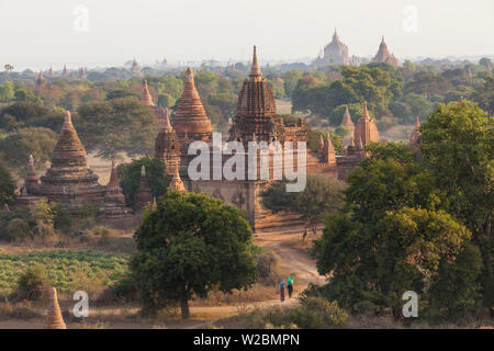 Antike Tempel Stadt Bagan (auch heidnische), Myanmar (Burma) Stockfoto