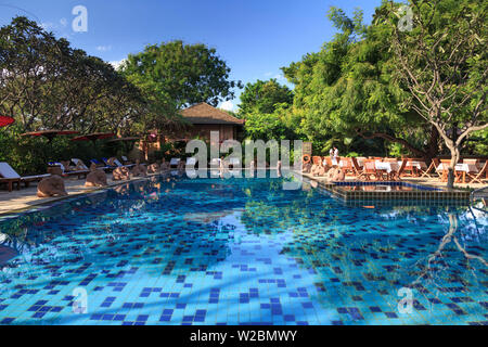 Myanmar (Burma), Old Bagan, Stadt, luxuriöse Resort Stockfoto