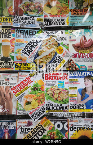 Zeitschriften in Centro, Rio de Janeiro, Brasilien Stockfoto