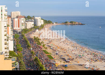 Ipanema Beach, Street Karneval, Rio de Janeiro, Brasilien, Südamerika Stockfoto