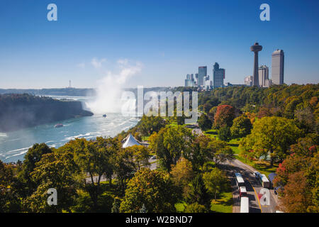 Kanada und USA, Ontario und New York State, Niagara, Niagara Falls, Horseshoe Falls Stockfoto