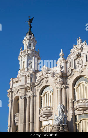 Gran Teatro de La Habana, Parque Central, Havanna, Kuba Stockfoto