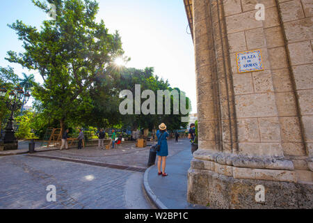 Plaza de Armas, Habana Vieja, Havanna, Kuba Stockfoto