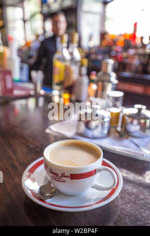 Kaffee im Sloppy Joe's Bar, Havanna, Kuba Stockfoto