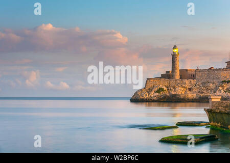 Kuba, Havanna, Castillo del Morro (Castillo de los Tres Reyes del Morro) Stockfoto