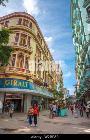 Kuba, Havanna, Centro Habana, San Rafael Einkaufsstraße Stockfoto