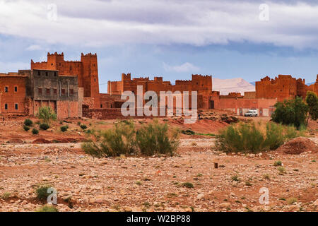 Landschaft der tausend Kasbahs Tal, Marokko in Afrika Stockfoto