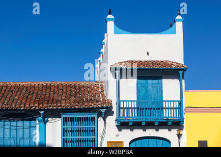 Kuba, Camaguey, Camagüey Province, die Plaza San Juan de Dios Stockfoto