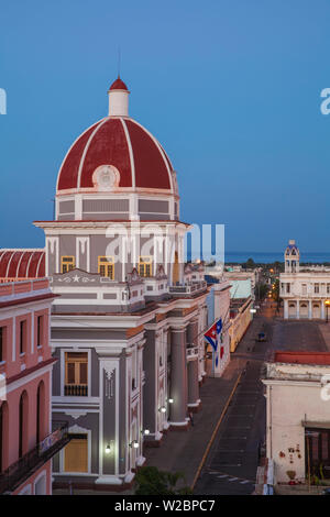 Cuba, Cienfuegos, Parque MartÃ-, Blick auf den Palacio de Regierung - jetzt ist die Stadt Halle Stockfoto