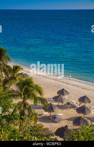 Kuba, Trinidad, Halbinsel Ancon Ancon, Blick auf Strand Stockfoto