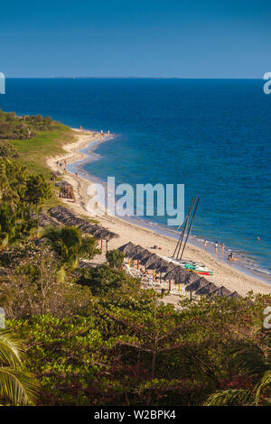 Kuba, Trinidad, Halbinsel Ancon Ancon, Blick auf Strand Stockfoto