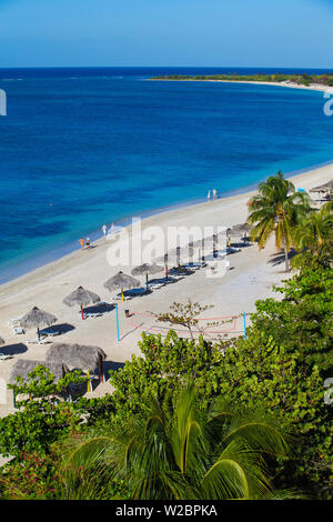 Kuba, Trinidad, Halbinsel Ancon Ancon, Blick auf Strand Stockfoto