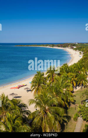 Kuba, Trinidad, Halbinsel Ancon Ancon, Blick auf Strand Stockfoto