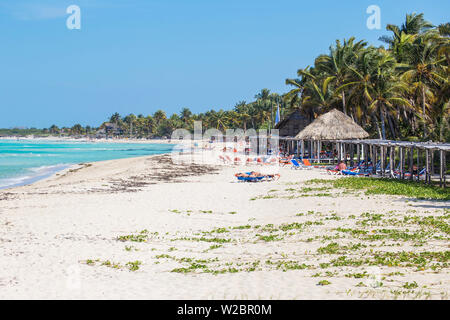 Kuba, Jardines del Rey, Cayo Coco, Playa Larga Stockfoto
