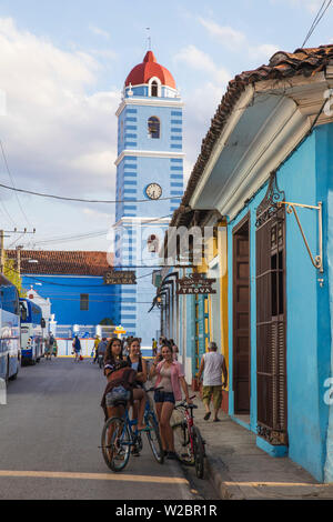 Kuba, Sancti Spiritus, Sancti Spiritus, Iglesia Parroquial Mayor del Espiritu Santo - (Pfarrkirche des Heiligen Spiritus) Stockfoto