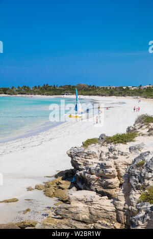 Kuba, Jardines del Rey, Cayo Coco, Playa Larga Stockfoto