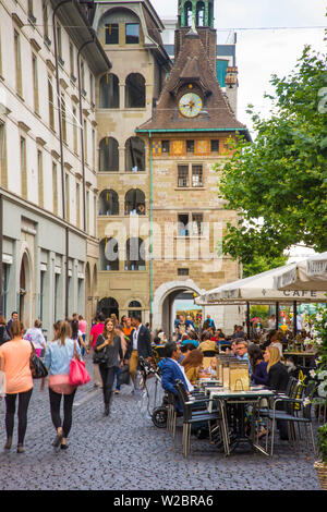 Tour du Molard, Place du Molard, Genf, Schweiz Stockfoto