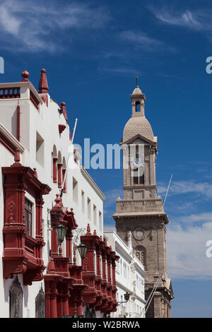 Chile, La Serena, Plaza de Armas, dem Rathaus und der Kathedrale Iglesia Catedral Stockfoto