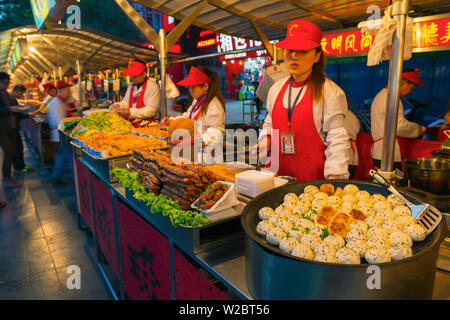 China, Peking, Donghuamen Street Nacht Markt Stockfoto