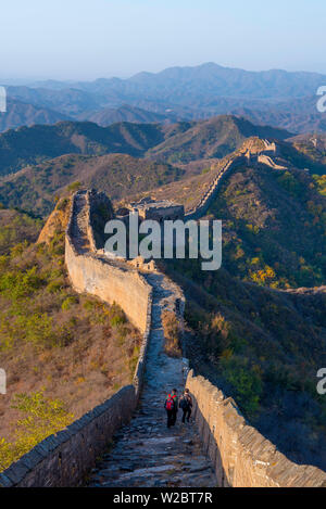 China, Provinz Hebei, Luanping County, Jinshanling, der Chinesischen Mauer (UNESCO-Weltkulturerbe) aus der Ming Dynastie Stockfoto