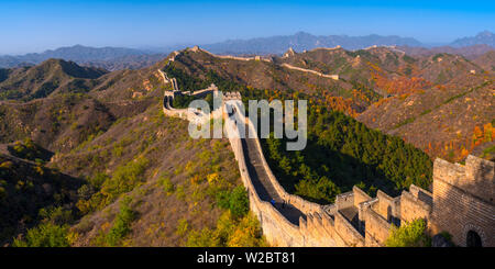 China, Provinz Hebei, Luanping County, Jinshanling, der Chinesischen Mauer (UNESCO-Weltkulturerbe) aus der Ming Dynastie Stockfoto