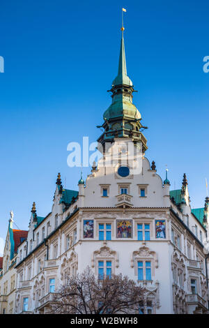 Hotel Paris Art Nouveau Hotel, Prag, Tschechische Republik Stockfoto