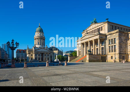 Konzerthaus Berlin & Neue Kirche, Gendarmenmarkt, Mitte, Berlin, Deutschland Stockfoto