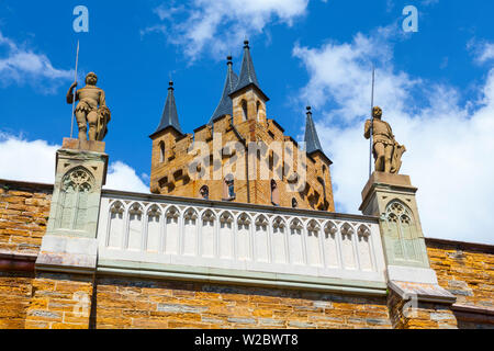 Die Burg Hohenzollern, Schwaben, Baden Württemberg, Deutschland, RF Stockfoto