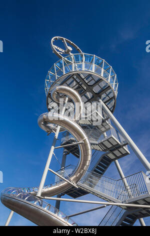 Deutschland, Baden-Wurttemburg, Weil am Rhein, Vitra architektonischen Design Campus, Vitra Rutschturm, Carsten Höller, 2014 Stockfoto