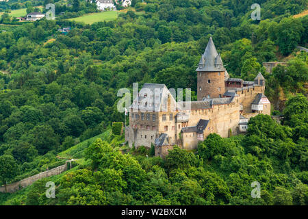 Deutschland, Rheinland-Pfalz, Bacharach, Burg Stahleck (Burg Stahleck) Stockfoto