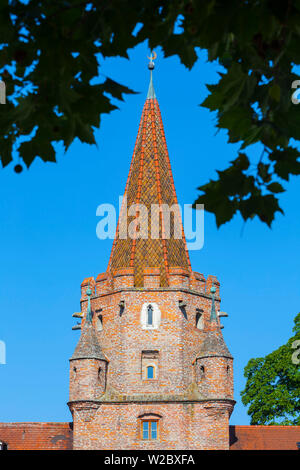 Kreuztor Tor, Altstadt, Ingolstadt, Oberbayern, Deutschland Stockfoto