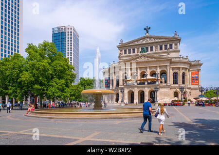 Deutschland, Hessen, Frankfurt am Main, Alte Oper (Old Opera House) Stockfoto