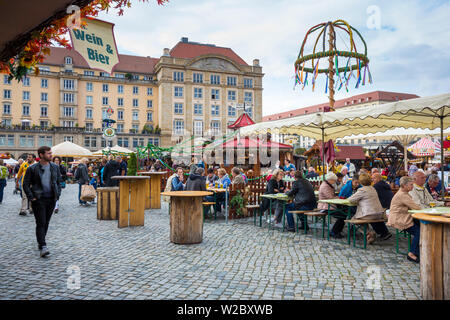 Altmarkt, Dresden, Sachsen, Deutschland Stockfoto