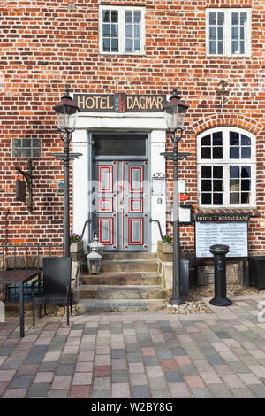 Dänemark, Jütland, Ribe, Hotel Dagmar Stockfoto