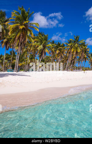 Dominikanische Republik, Punta Cana, Parque Nacional del Este, Saona, Canto de la Playa Stockfoto