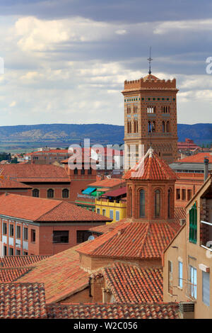 Mudejar Turm Teruel, Aragon, Spanien Stockfoto