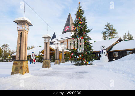 Santa Claus Village, Rovaniemi, Finnland Stockfoto