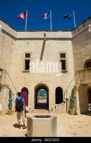 Citadelle de Saint Tropez, St. Tropez, Var, Provence-Alpes-Cote d'Azur, Französische Riviera, Frankreich Stockfoto