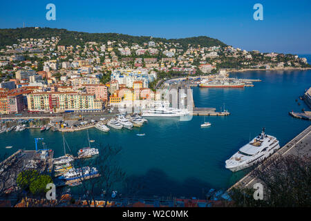 Port Lympia, Altstadt (Vieille Ville), Nizza, Alpes-Maritimes, Provence-Alpes-Cote d'Azur, Französische Riviera, Frankreich Stockfoto