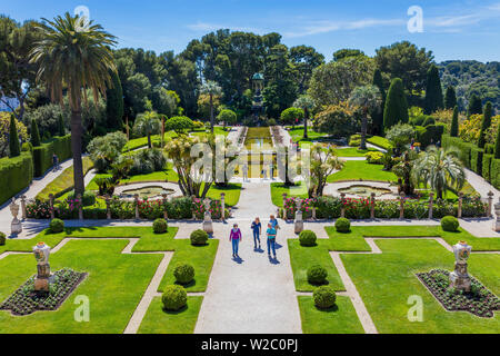 Villa Ephrussi de Rothschild, Villa Ile-de-France, Saint-Jean-Cap-Ferrat, französische Riviera, Departement Alpes-Maritimes, Frankreich Stockfoto