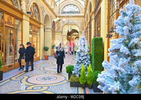 Galerie Vivienne, Paris, Frankreich, Westeuropa. Stockfoto