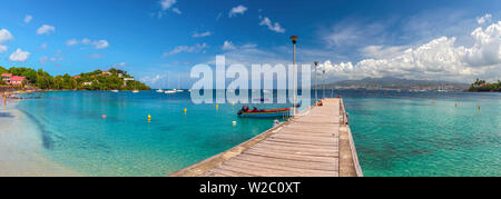 Karibik, Martinique, Pointe du Bout, Anse Strasse Mitan Stockfoto